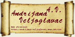 Andrijana Veljoglavac vizit kartica